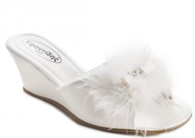 Νυφικές Παντόφλες | Σατέν | Υφαντίδης | 101248 | Εκρού - Υφαντίδης - 